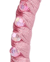 Girls Rhinestone Velour Headband