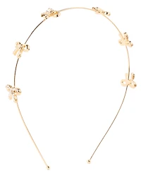 Girls Rhinestone Bow Headband
