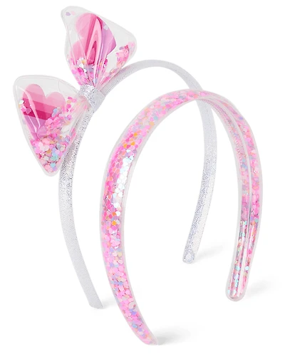 Girls Shakey Glitter Headband 2-Pack