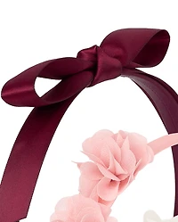 Girls Floral Bow Headband 3-Pack