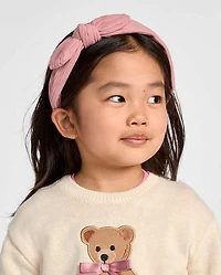 Lot de 2 bandeaux à nœud pour filles