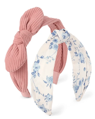 Girls Bow Headband 2-Pack