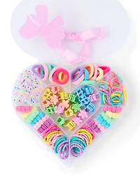 Girls Heart Hair Accessory Set