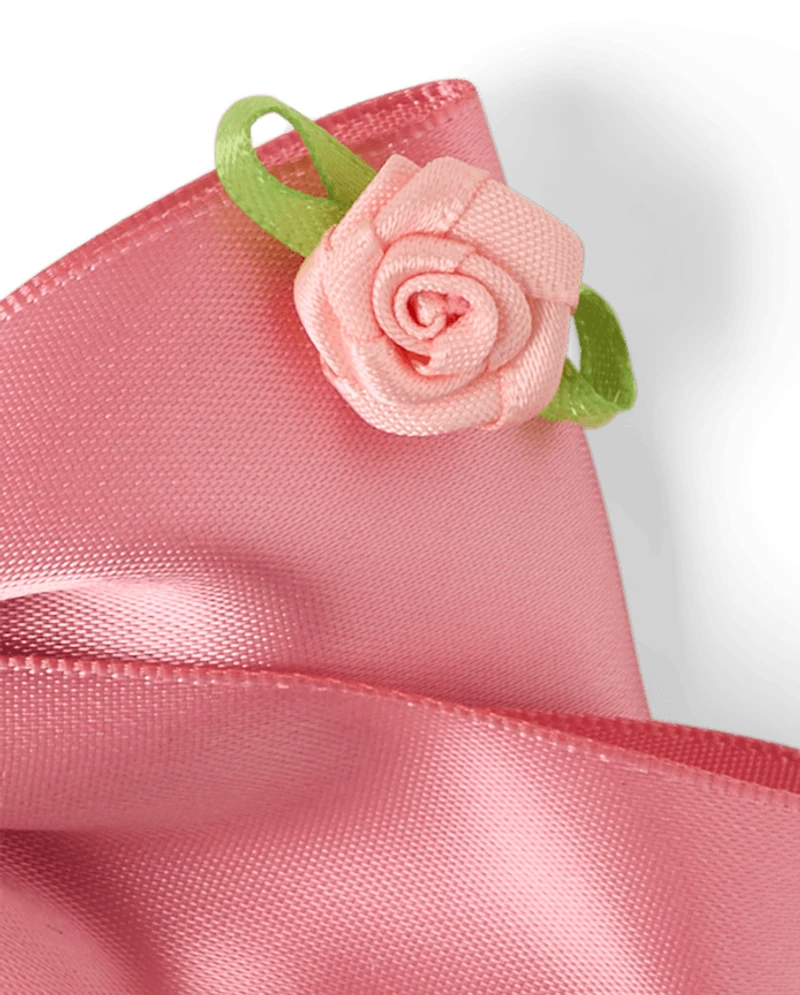 Girls Bow Rosette Hair Clip 2-Pack