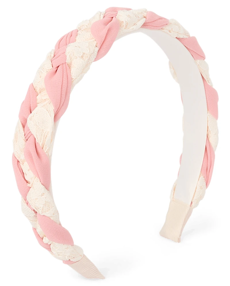 Girls Lace Braided Headband
