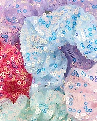Girls Sequin Scrunchie 6-Pack