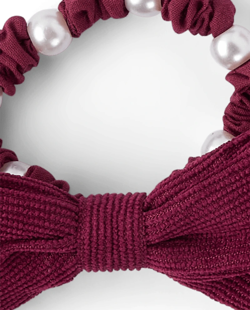 Girls Print Scrunchie 4-Pack