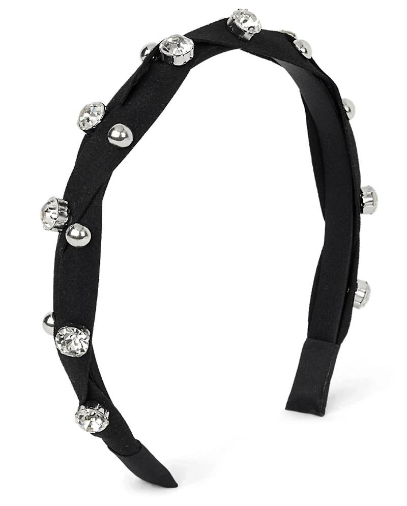 Girls Twisted Rhinestone Headband