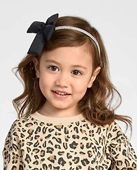 Toddler Girls Bow Headband 2-Pack