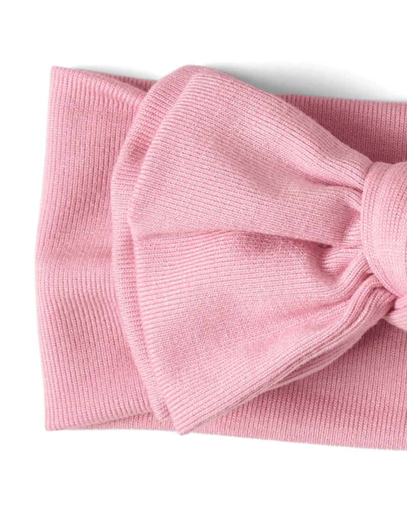 Lot de 3 bandeaux à nœud pour bébés et petites filles