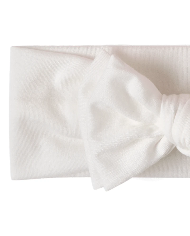 Baby And Toddler Girls Bow Headwrap 3-Pack