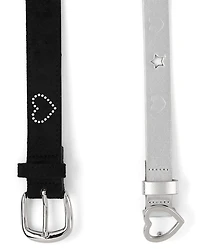 Girls Heart Belt 2-Pack