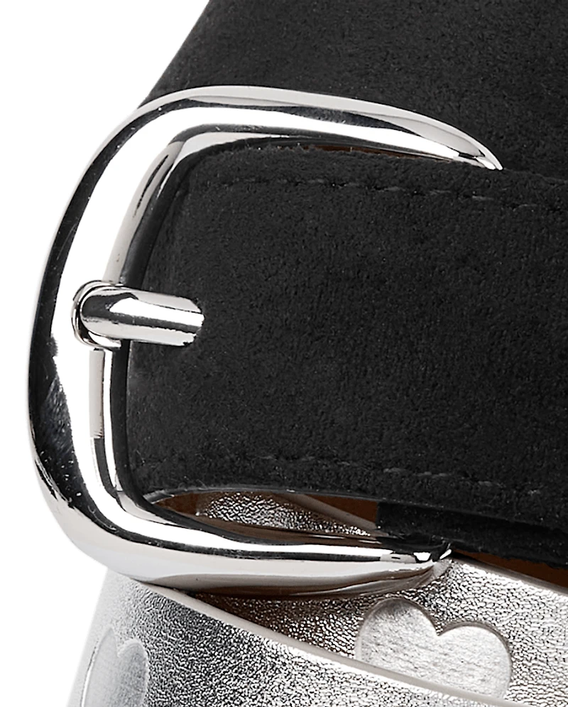 Girls Heart Belt 2-Pack