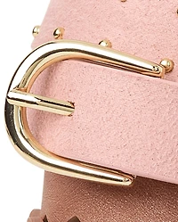 Girls Scalloped Bow Belt 2-Pack
