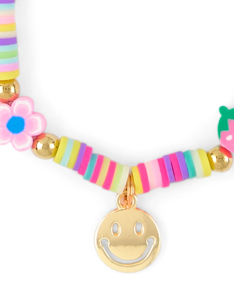 Girls Happy Face 3-Piece Jewelry Set