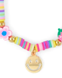 Girls Happy Face 3-Piece Jewelry Set