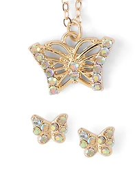 Girls Floral 10-Piece Jewelry Set