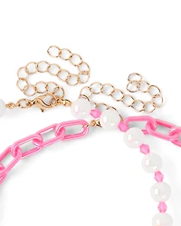 Girls Chain Charm Necklace 2-Pack
