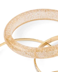 Girls Heart Bangle Bracelet 7-Pack