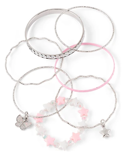 Girls Butterfly Bracelet 7-Pack