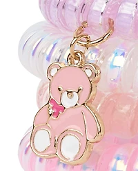 Girls Bear Coil Bracelet 4-Pack