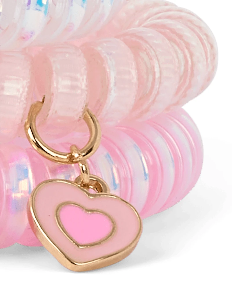 Girls Bear Coil Bracelet 4-Pack