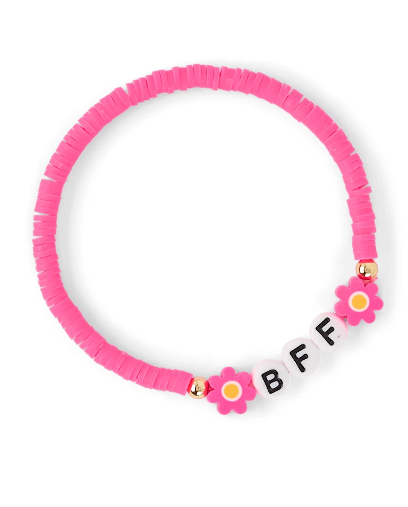 Girls Besties Beaded Bracelet 10-Pack