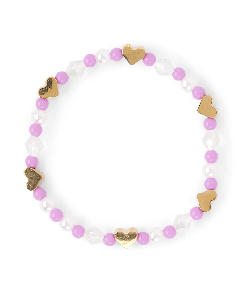 Girls Besties Beaded Bracelet 10-Pack