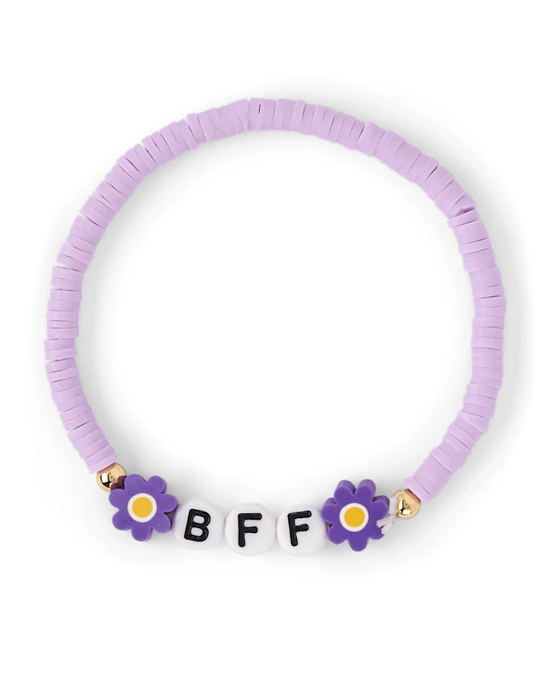Girls Besties Beaded Bracelet 10-Pack