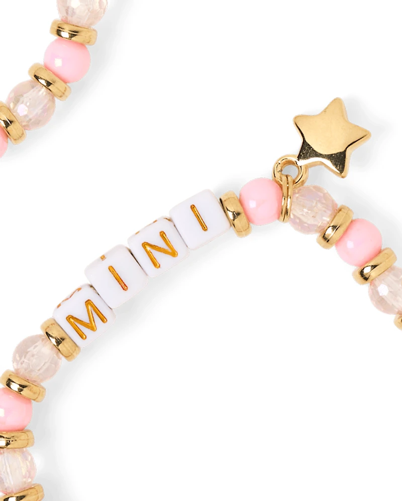 Girls Mommy And Me Beaded Bracelet 2-Pack