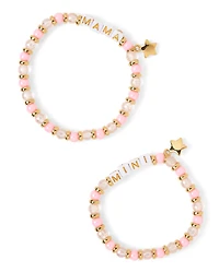 Girls Mommy And Me Beaded Bracelet 2-Pack