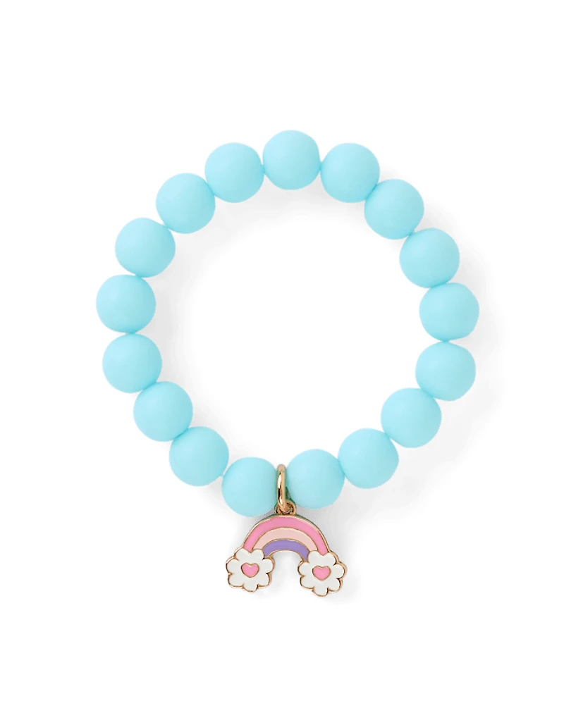 Girls Beaded Charm Bracelet 4-Pack