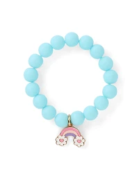 Girls Beaded Charm Bracelet 4-Pack