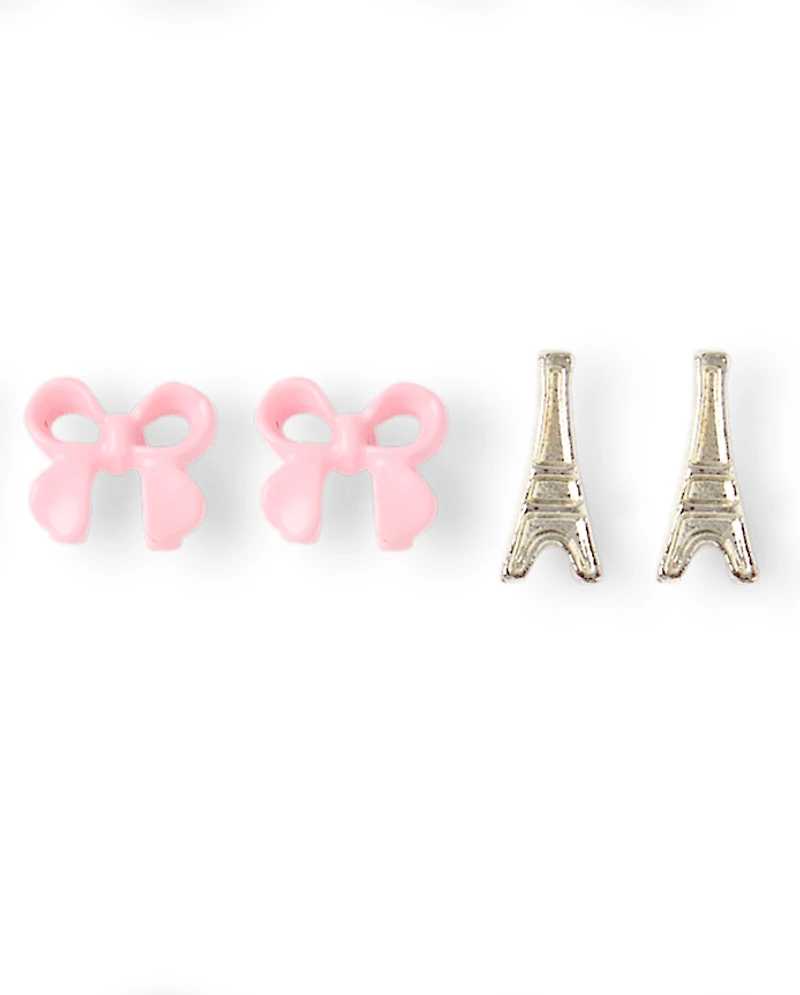 Girls Butterfly Earrings 20-Pack