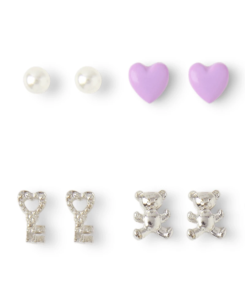 Girls Butterfly Earrings 20-Pack