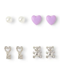 Girls Butterfly Earrings 20-Pack
