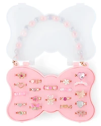 Girls Butterfly Ring 20-Pack