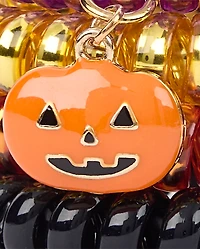 Girls Halloween Coil Bracelet 4-Pack