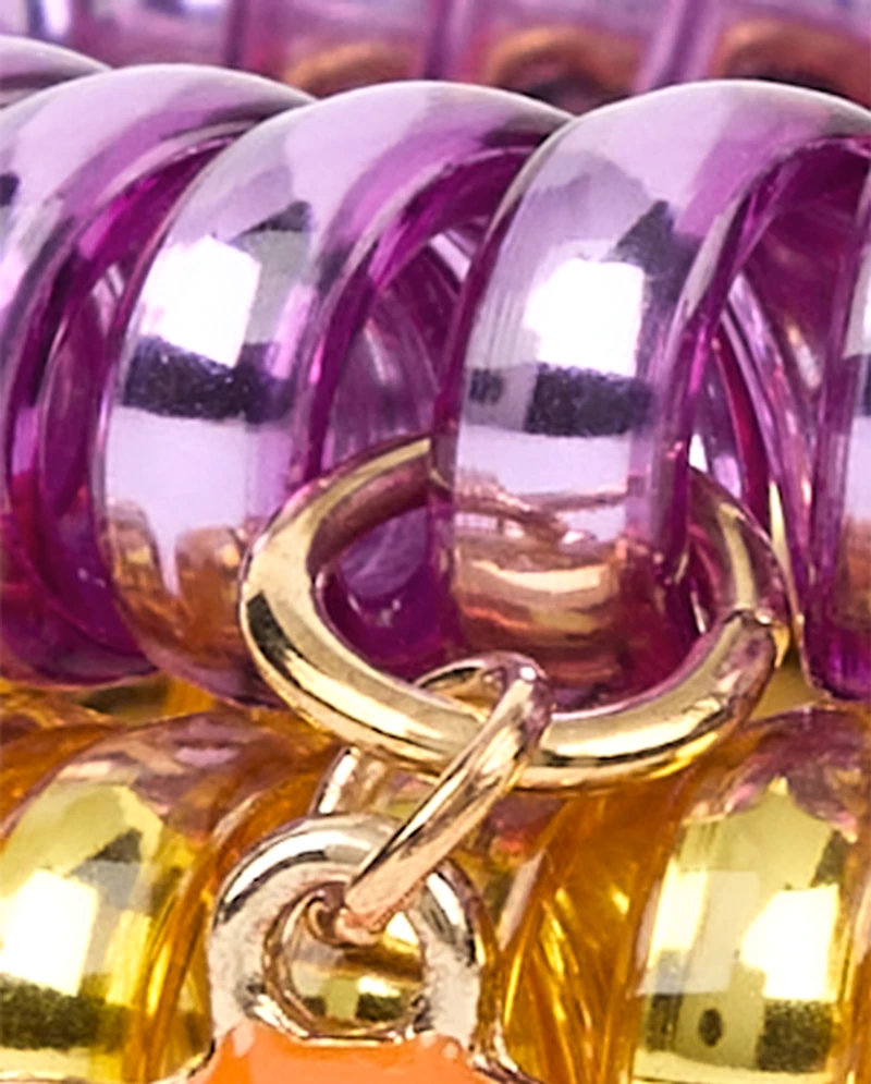 Girls Halloween Coil Bracelet 4-Pack