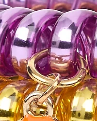 Girls Halloween Coil Bracelet 4-Pack