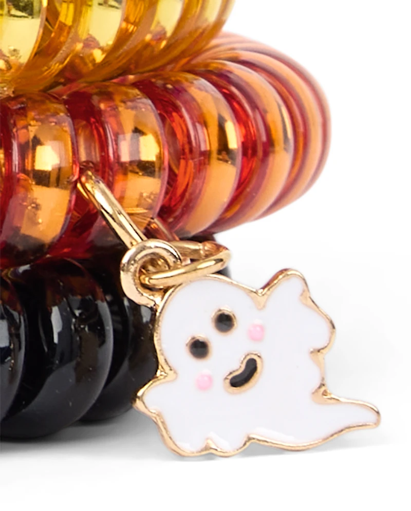 Girls Halloween Coil Bracelet 4-Pack