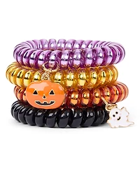Girls Halloween Coil Bracelet 4-Pack