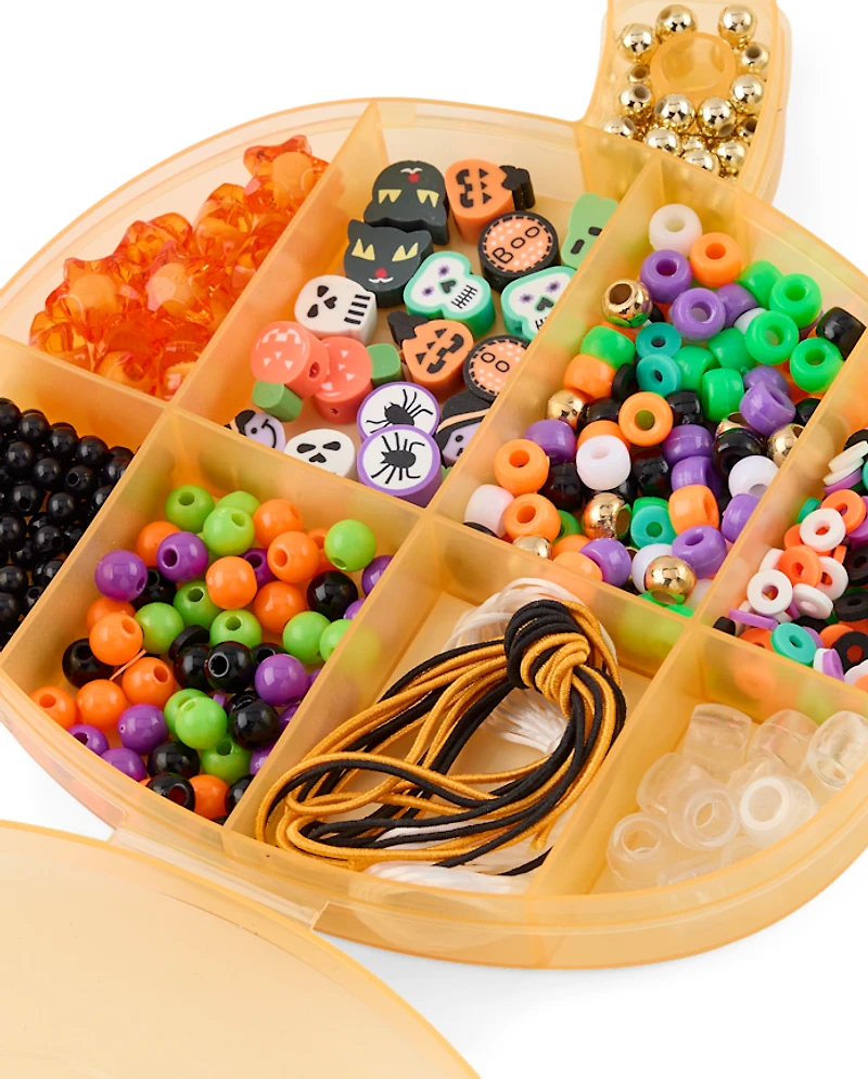 Girls Halloween DIY Beaded Bracelet Set