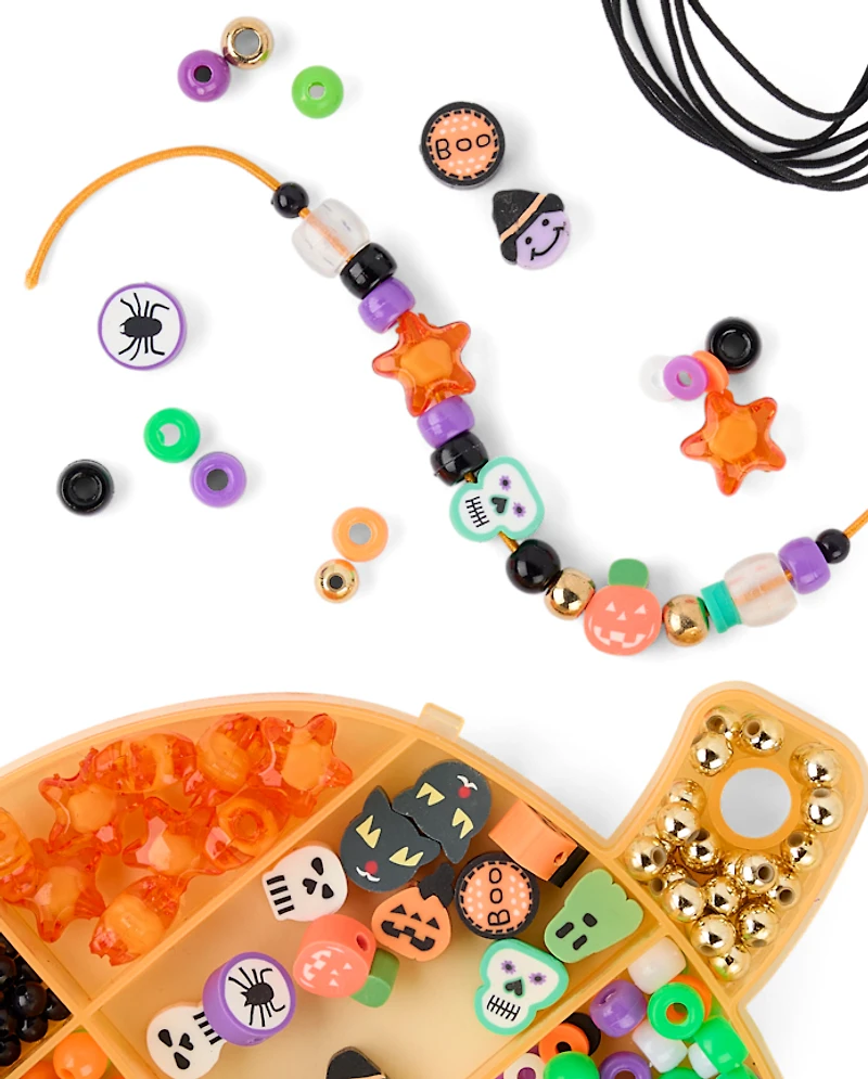 Girls Halloween DIY Beaded Bracelet Set