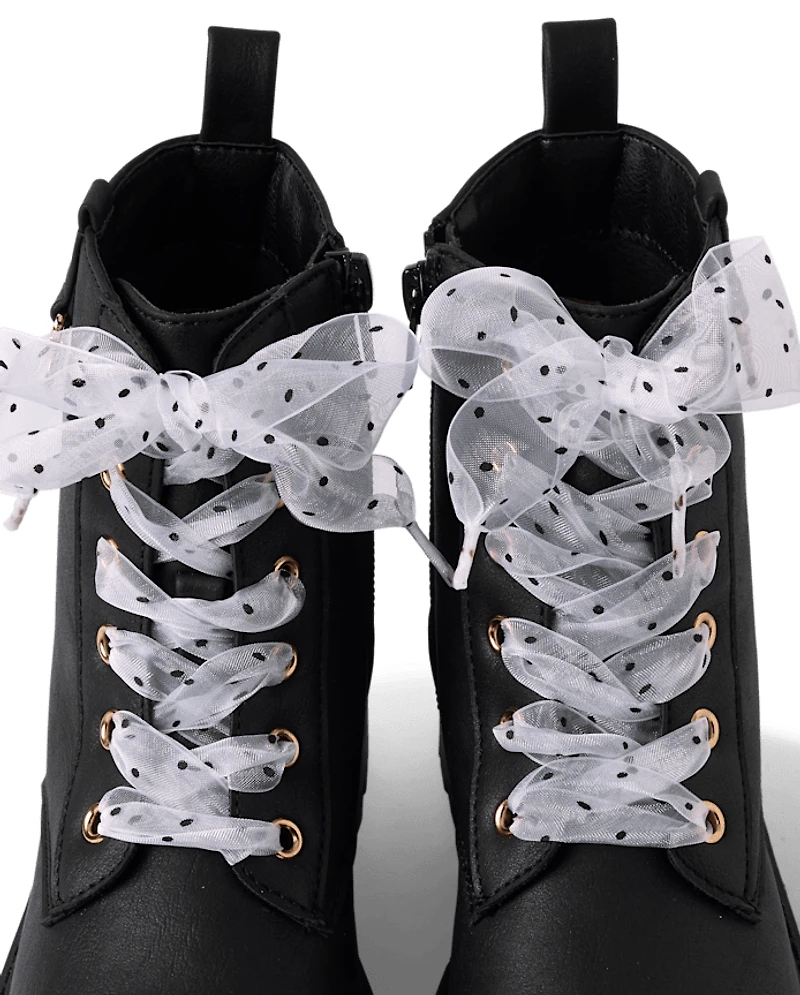 Girls Print Shoelace 2-Pack