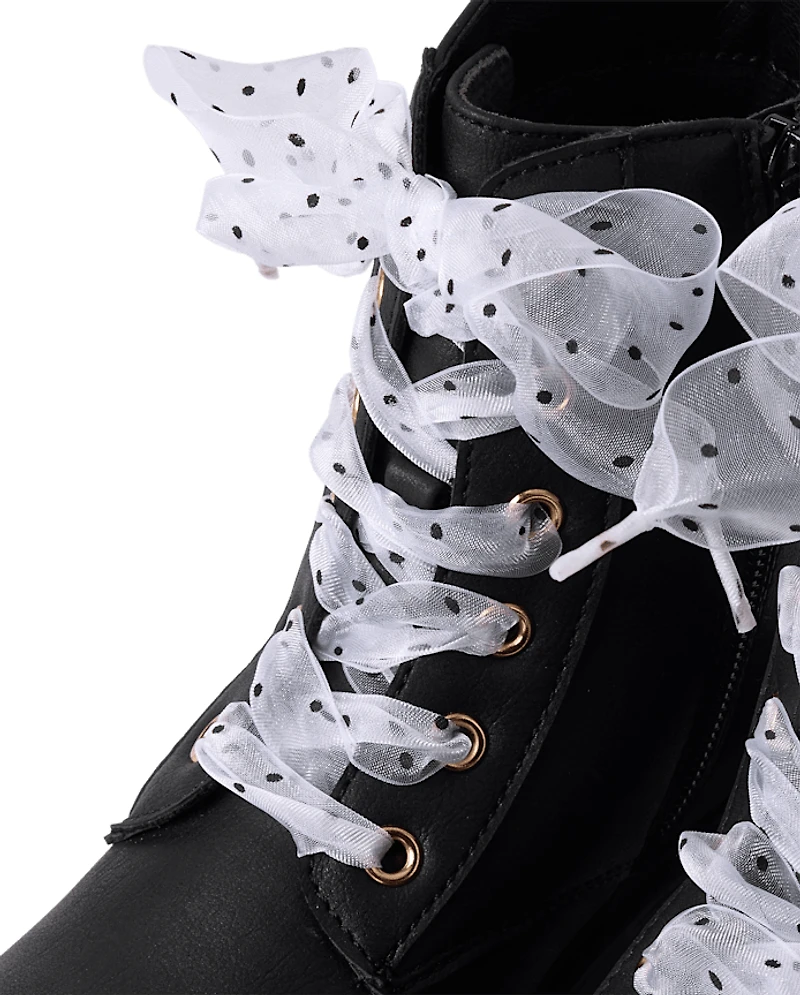 Girls Print Shoelace 2-Pack