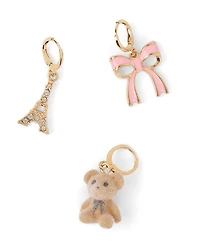 Girls Bow Shoe Charm 5-Pack