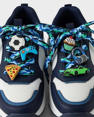 Boys Gamer Shoelace & Shoe Charm 7-Piece Set