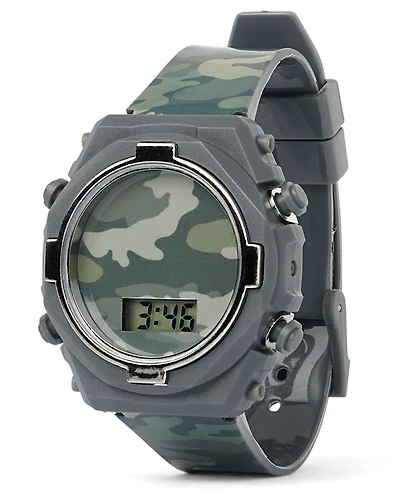 Boys Camo Digital Watch