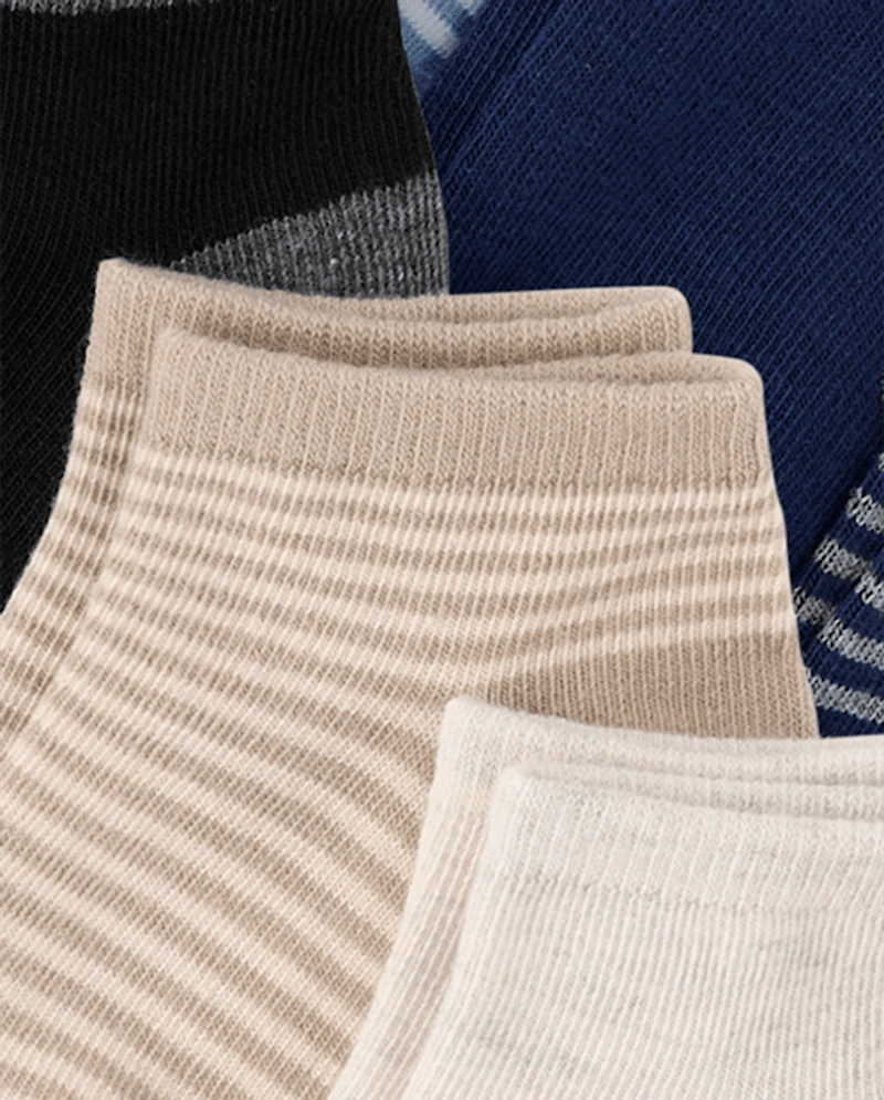 Lot de 10 chaussettes rayées pour petits garçons